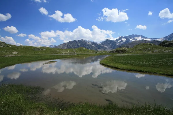 Vista Panorâmica Bela Paisagem Alpes — Fotografia de Stock