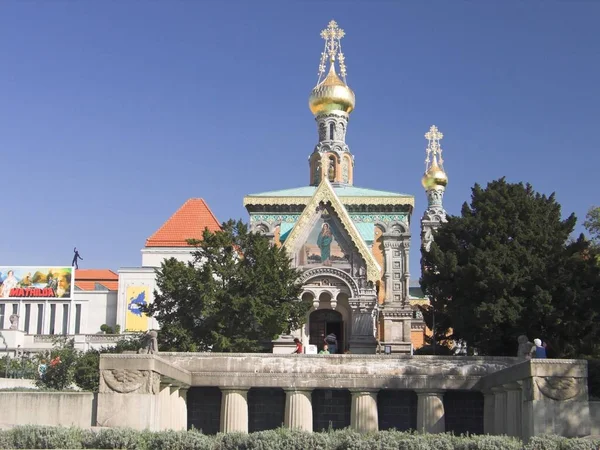 Malebný Pohled Krásnou Budovu Kaple — Stock fotografie