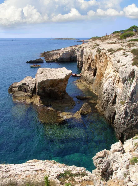 葡萄牙阿尔加夫地区海岸的景观 — 图库照片
