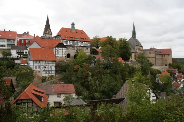 Città Warburg Trova Nella Parte Orientale Della Renania Settentrionale Westfalia — Foto Stock