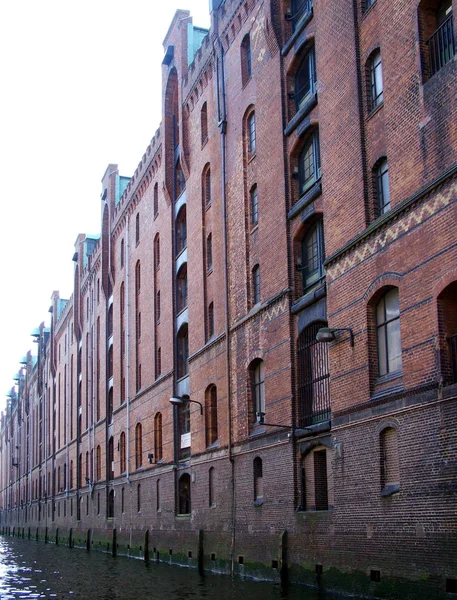 Die Speicherstadt Wurde Von 1885 Bis 1927 Auf Den Bachinseln — Stockfoto