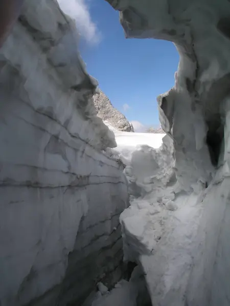 山の氷河氷の霜 — ストック写真