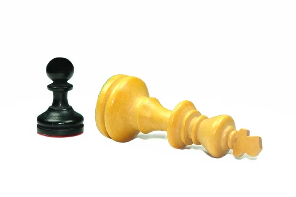 Satranç Figürleri Turnuva Oyunu Masa Sporu — Stok fotoğraf