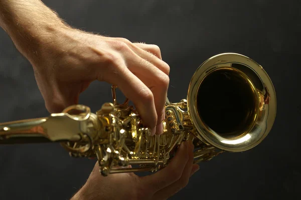 Sassofono Jazz Strumento Musicale — Foto Stock