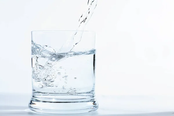 Glass Water Ice Cubes — Stock Photo, Image