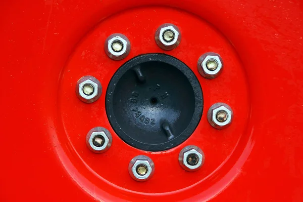 Das Bild Eines Roten Autos — Stockfoto