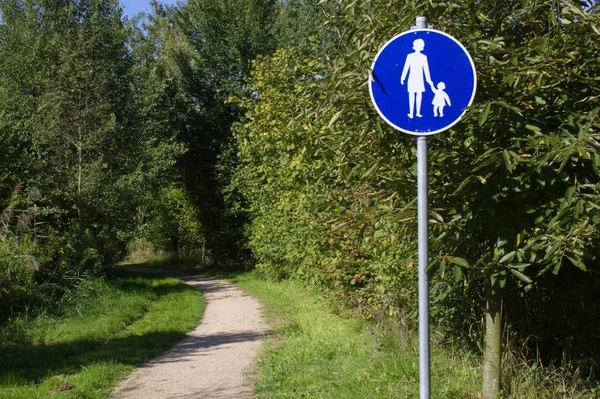 Verkeersbord Het Park — Stockfoto