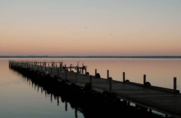 Steg Morgenlicht — Stockfoto