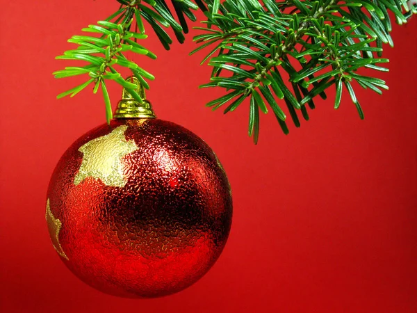 Decoraciones Navidad Fondo Cerca — Foto de Stock