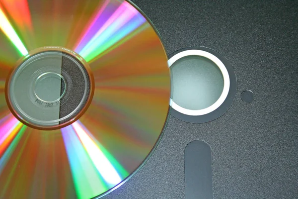 コンパクトディスクCd デジタル光ディスクデータストレージ — ストック写真