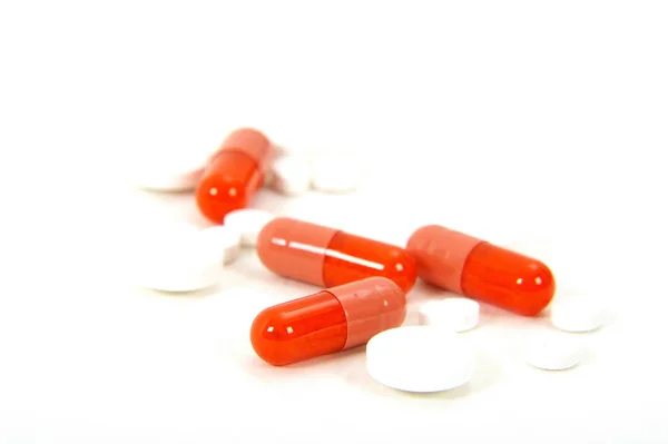 Ziektekostenverzekering Geneeskunde Tabletten Pillen — Stockfoto
