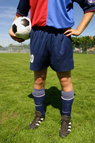 Vista Panorámica Del Concepto Fútbol Deportivo —  Fotos de Stock