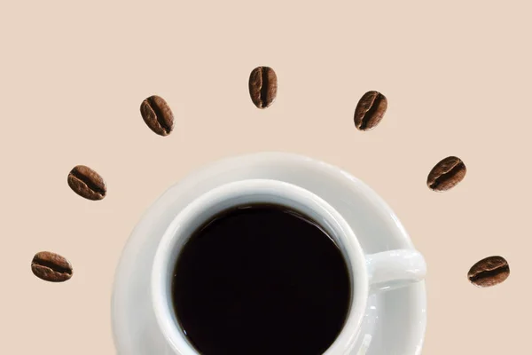 Black Coffee Beans — Stock Photo, Image