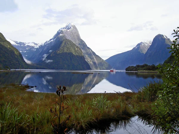 Milford Zvuk Nový Zéland — Stock fotografie