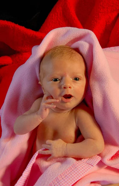 Closeup Portrait Cute Child — Stock Photo, Image