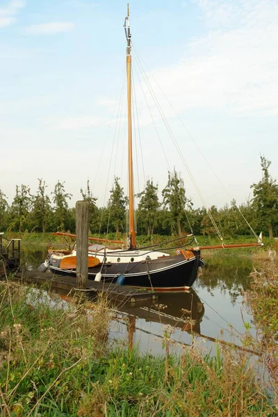 Vue Panoramique Des Détails Voilier — Photo