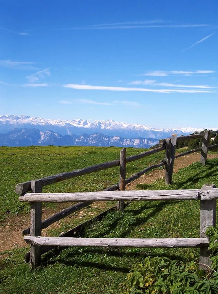 Vista Panoramica Maestosi Paesaggi Alpini — Foto Stock