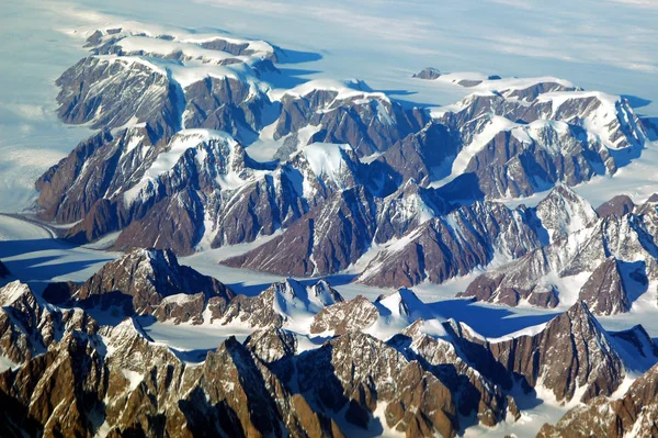 Malebný Pohled Majestátní Krajinu Grónska — Stock fotografie