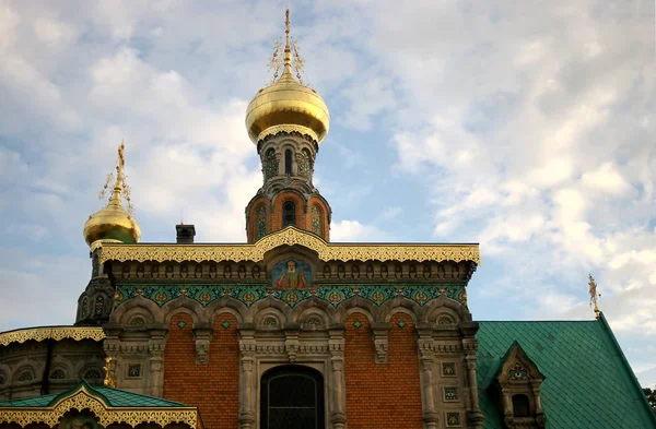 Vacker Utsikt Över Kristna Kyrkan Arkitektur — Stockfoto