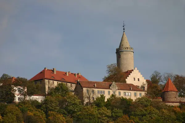 Malowniczy Widok Majestatyczną Średniowieczną Architekturę — Zdjęcie stockowe