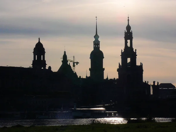 Dresden Şehir Mimarisi Almanya Seyahati — Stok fotoğraf