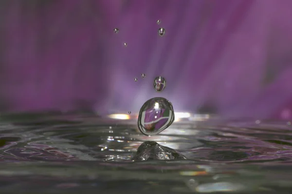 Капли Воды Фон Дождей — стоковое фото