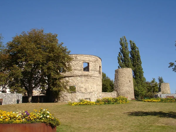 Reste Der Stadtmauer Nordhausen — Stockfoto