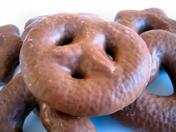 Weiß Gebackene Brotscheiben — Stockfoto