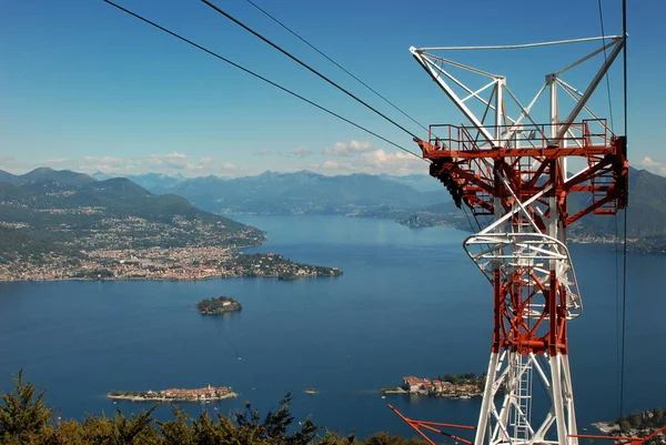 Com Vista Para Verbania Isola Bella Isola Madre Isola Dei — Fotografia de Stock