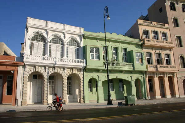 Casas Malecon Havana — Fotografia de Stock