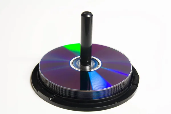 Disco Compacto Armazenamento Digital Dados Disco Óptico — Fotografia de Stock