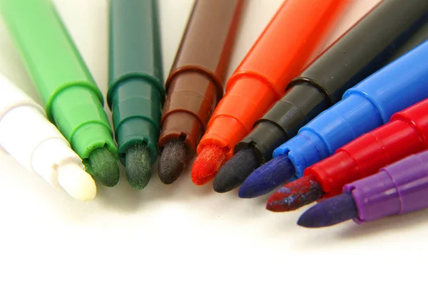 Arte Dibujo Crayón Útiles Escolares — Foto de Stock