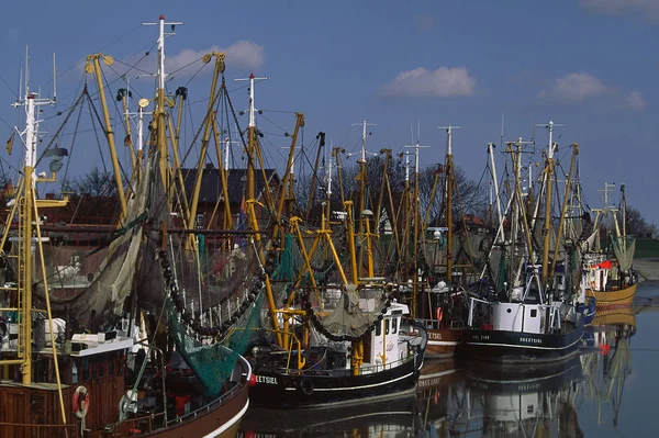 Greetsiel Shrimp Boat Ostfriesland — 图库照片