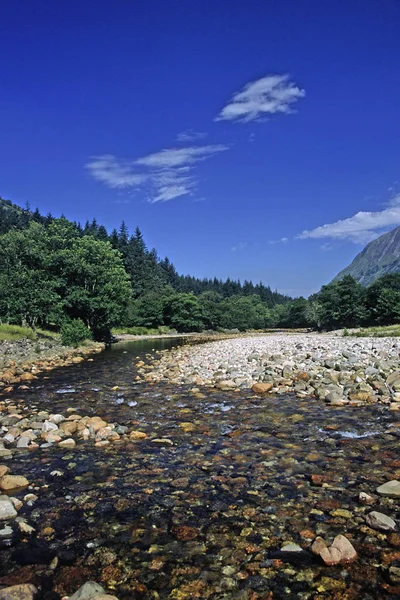 Nevis Glen Fluvial Escocês — Fotografia de Stock