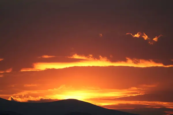 Bela Vista Céu Por Sol — Fotografia de Stock