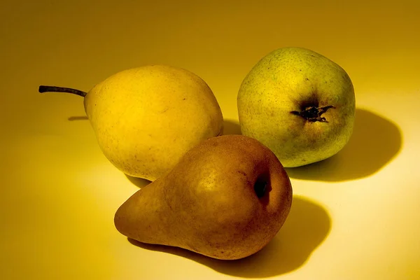 Peras Doces Saborosas Comida Frutos — Fotografia de Stock