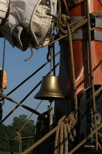 Scenic Uitzicht Zeilboot Details — Stockfoto