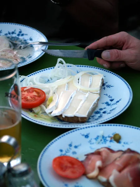 Verschiedene Lebensmittel Selektiver Fokus — Stockfoto