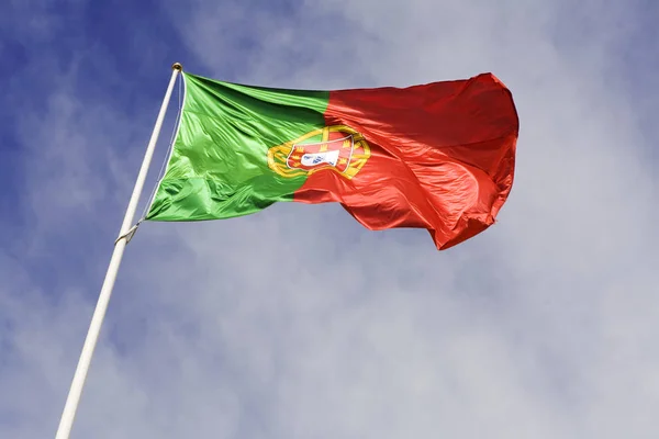 Flag Front Palacio Belem — Stock Photo, Image