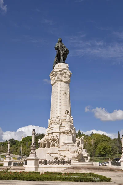 Praca Marques Pombal Lisbon — Foto de Stock