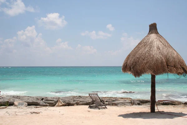 Vista Playa Caribeña Durante Día —  Fotos de Stock