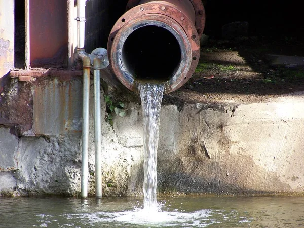 Tubería Agua Parque — Foto de Stock