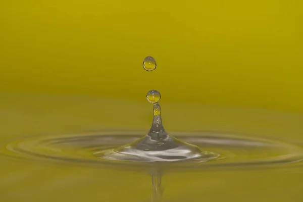 Vatten Droppar Regndroppar Bakgrund — Stockfoto