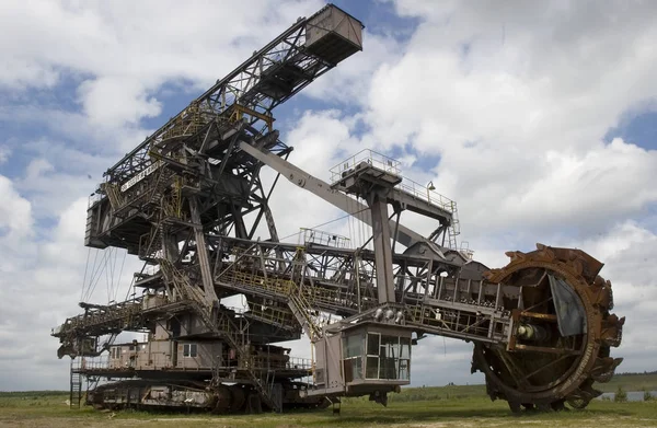 Industria Estrazione Del Carbone Altri Minerali Una Miniera — Foto Stock