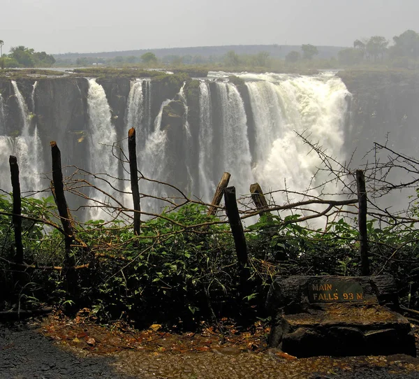 Victoria Falls Zimbabwe Cachoeira — Fotografia de Stock