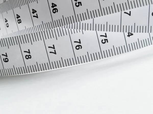 Close Shot Measuring Tape Stock Photo