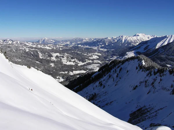 Vista Dal Corno Walmendinger Kleinwalsertal — Foto Stock