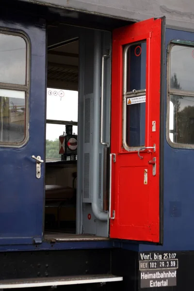 Detail Van Een Historische Spoorwagon — Stockfoto