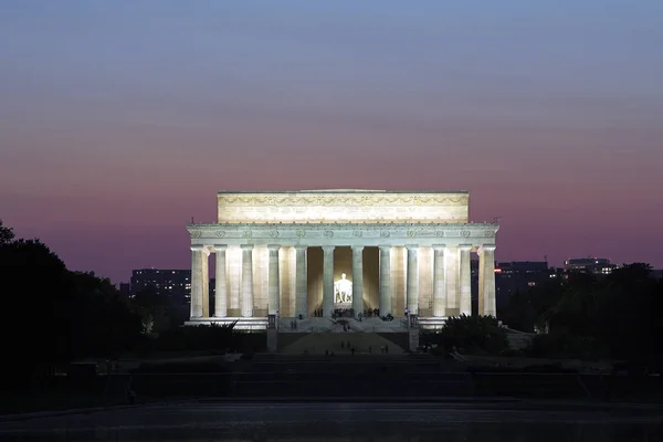 Monumento Lincoln Monumento Honor Abraham Lincoln 16º Presidente Los Estados — Foto de Stock