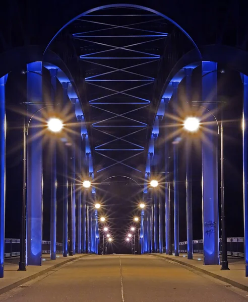 Тоннель Города Ночью — стоковое фото